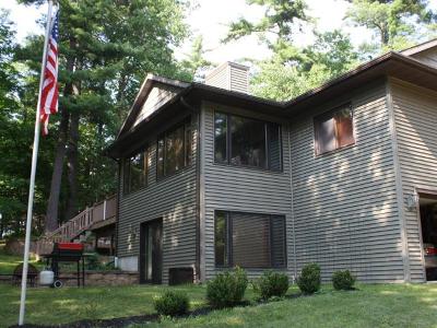 Minocqua WI Single Family Home For Sale: $540,000